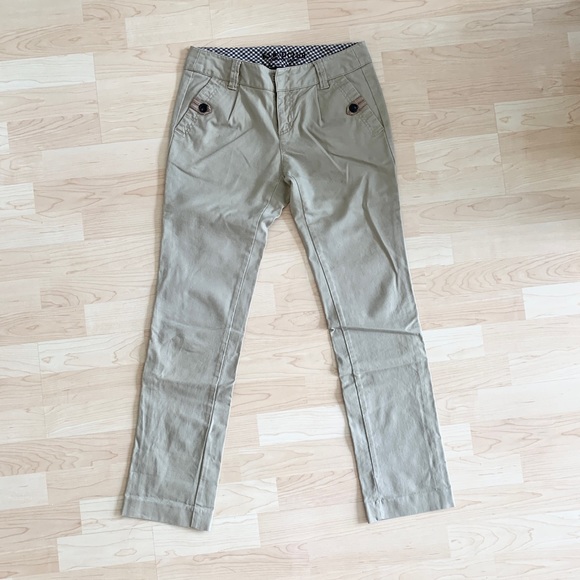 Eland Women’s Beige Straight Leg Pants - Picture 1 of 8